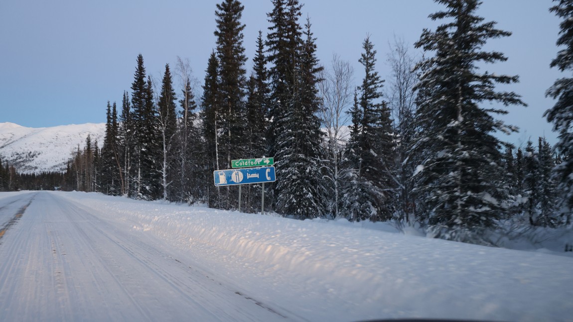 Arriving at Coldfoot