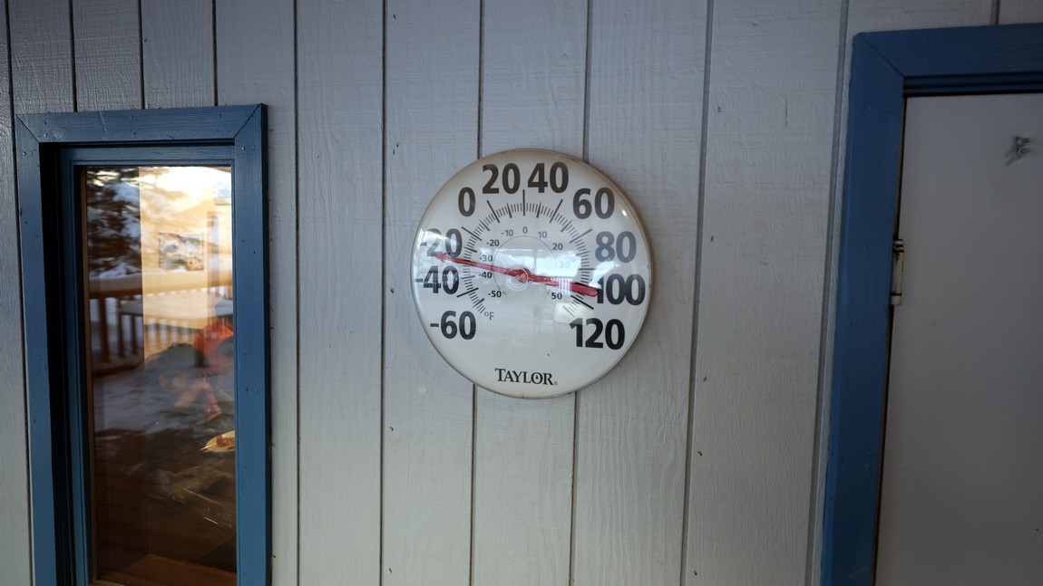 Negative 30 this morning