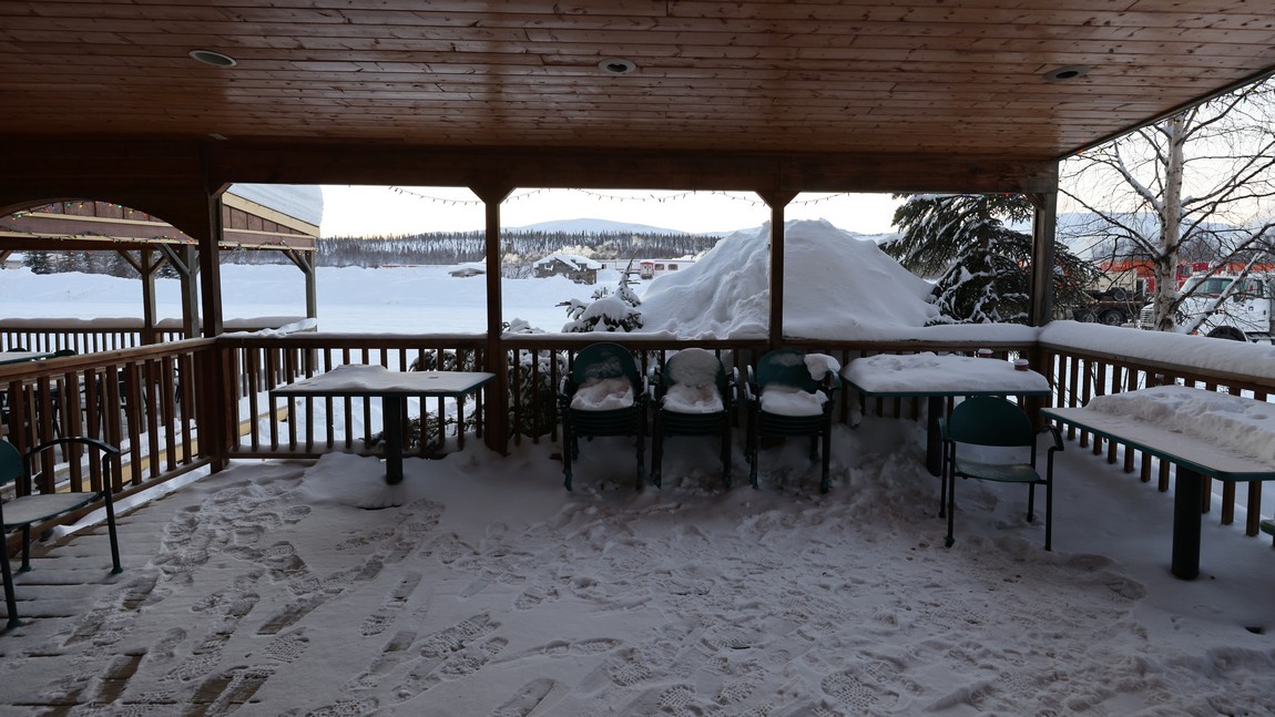 Coldfoot Trucker's Cafe deck