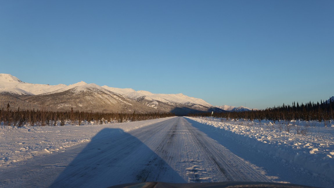Heading out from Coldfoot