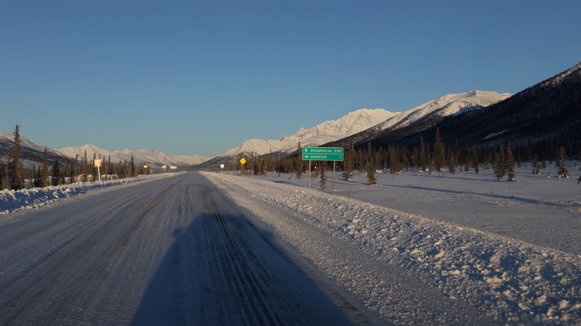 Turnoff to Dietrich Camp