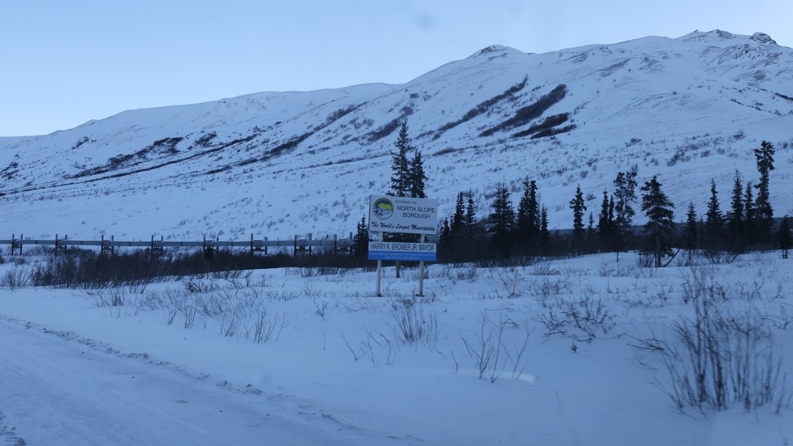 Entering the North Slope Borough