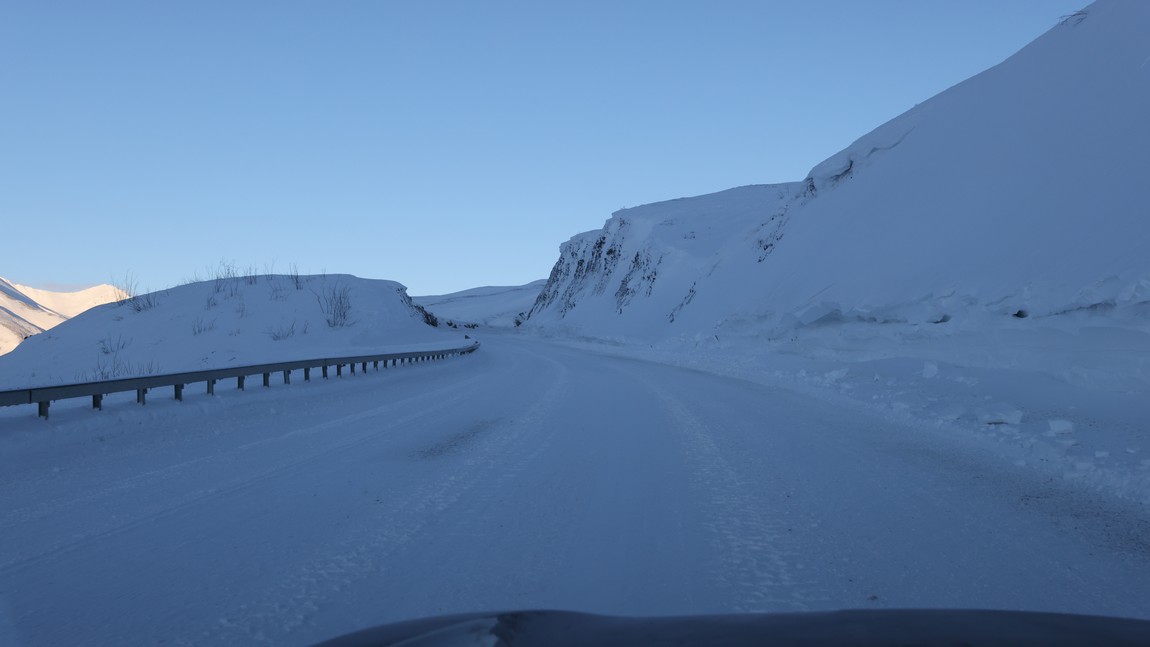 Climbing toward Chandalar Shelf
