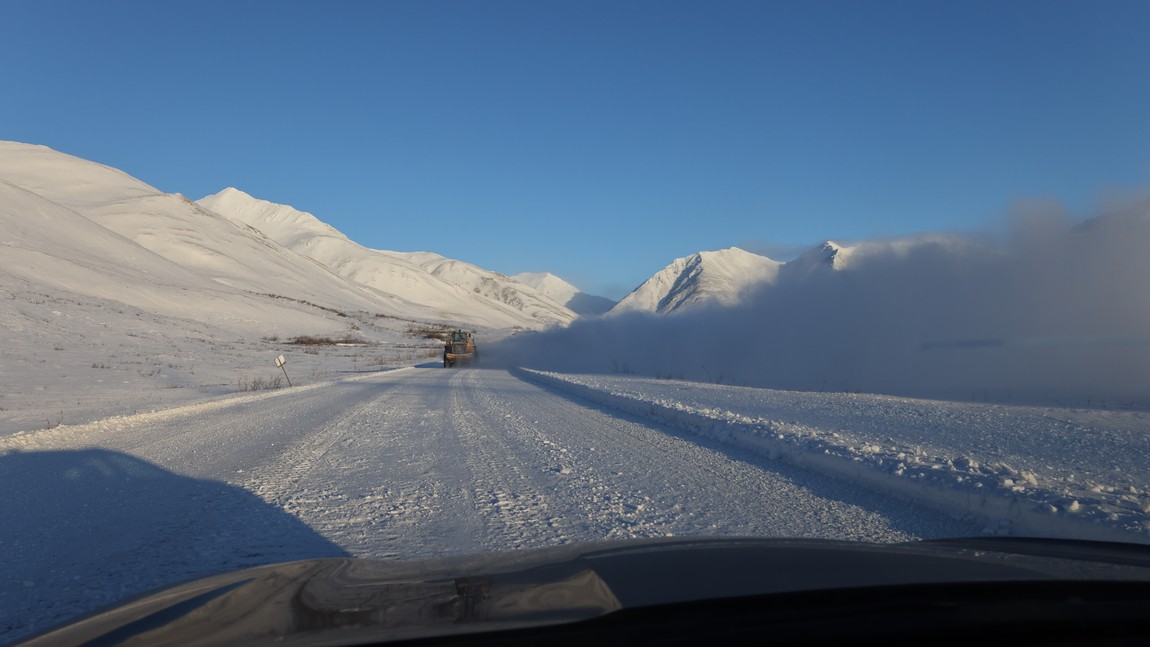 Snowblower ahead