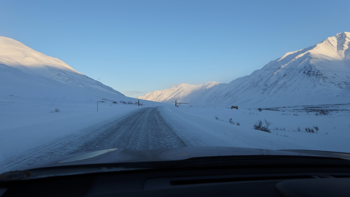 North side road closure gates