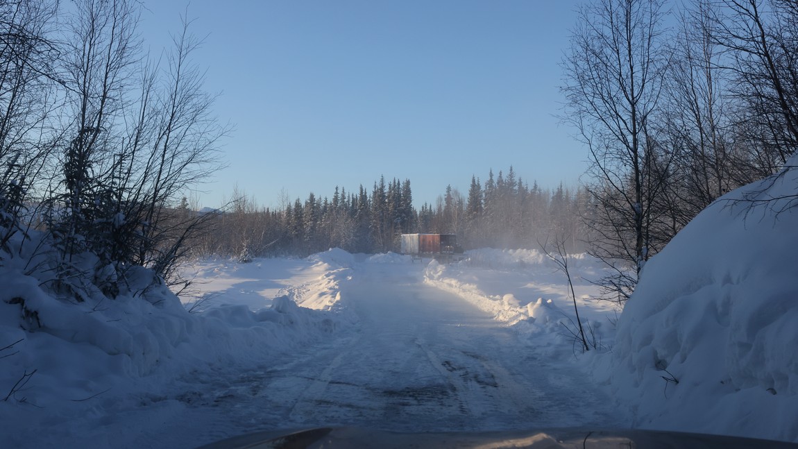 First of two river crossings