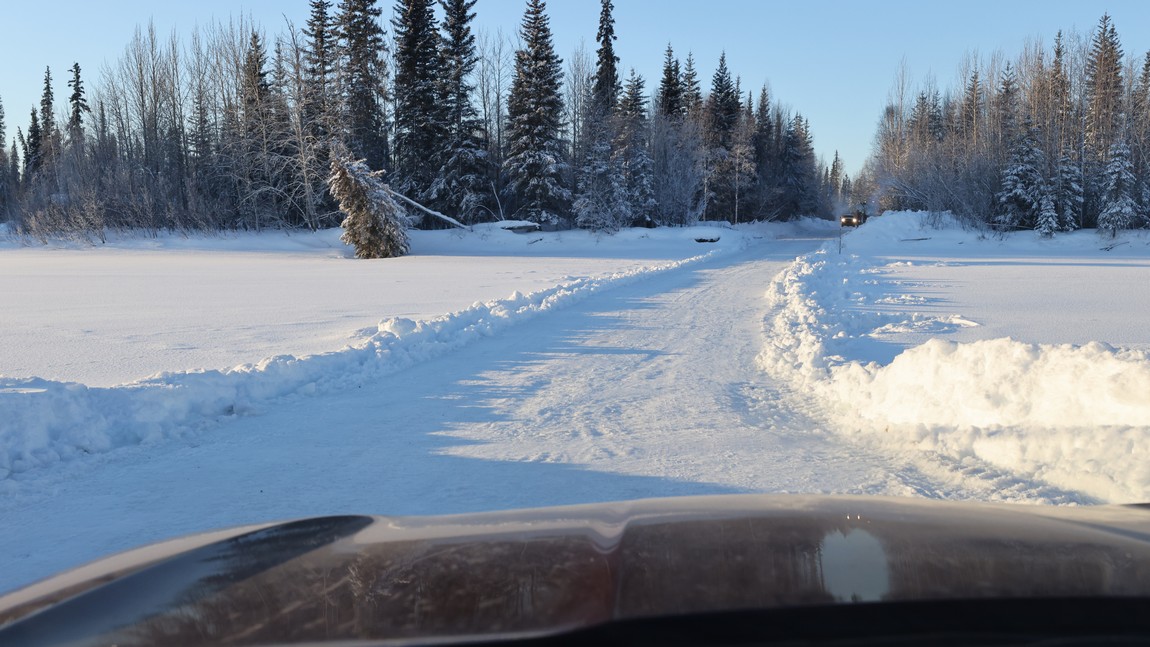 Second of two major river crossings